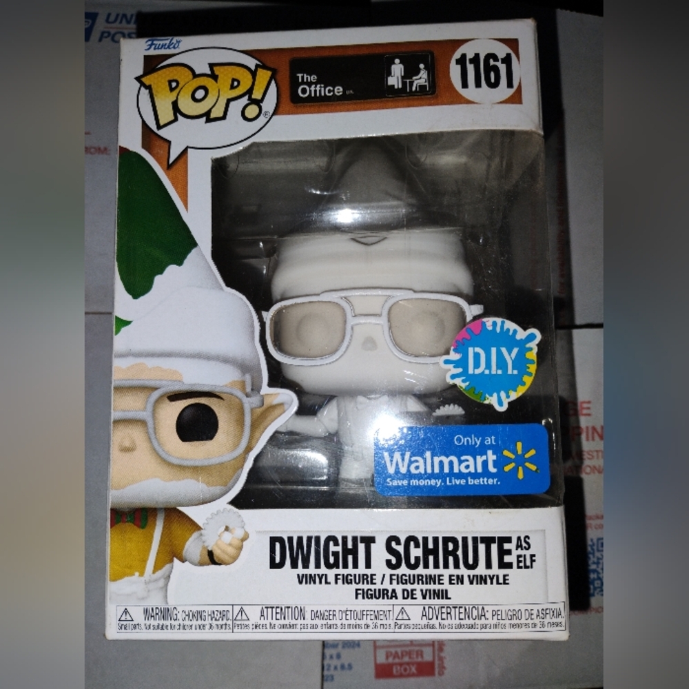Funko Pop Walmart Exclusive DIY The Office Dwight Schrute As Elf #1161